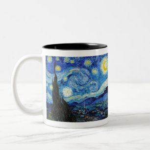 Taza Bicolor Impresionismo Vincent Van Gogh Starry Starry Night