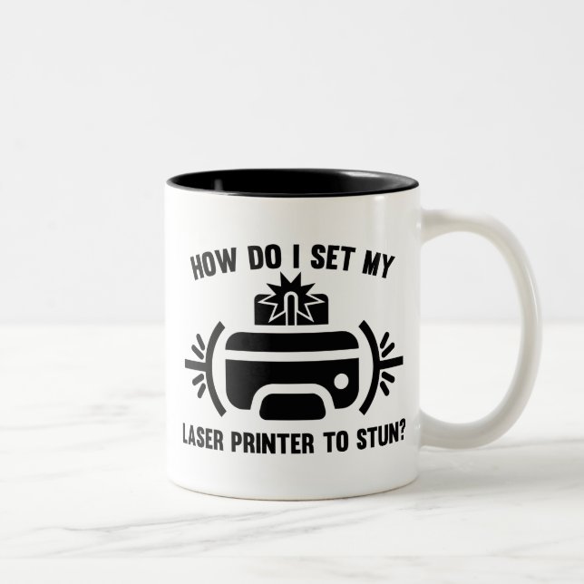 Taza Bicolor Impresora láser (Derecha)