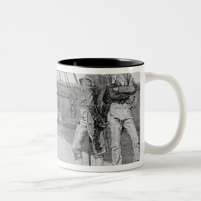 Taza Bicolor Impressment de marineros americanos (Derecha)