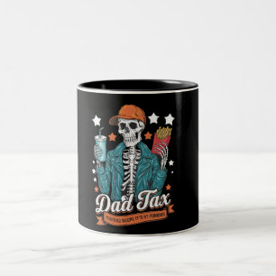 Taza Bicolor Impuestos a los papás para asegurarse de que no so