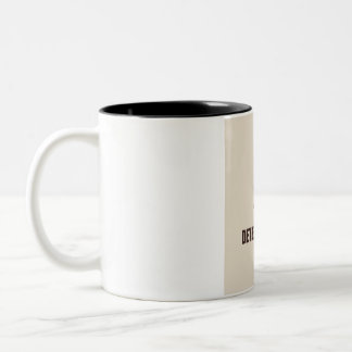 Taza Bicolor Impulsado Por Café Y Determinación Motivacional Co