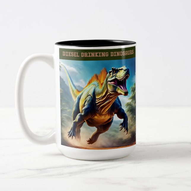 Taza Bicolor Impulsado Por Diesel (Izquierda)