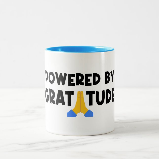 Taza Bicolor Impulsado Por Gratitud (Centro)