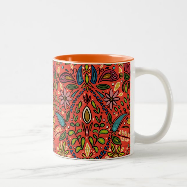 Taza Bicolor incendio de aziza (Derecha)