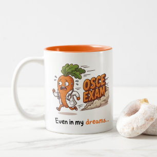 Taza Bicolor Incluso en mis sueños divertido Dr. Zanahoria Estu