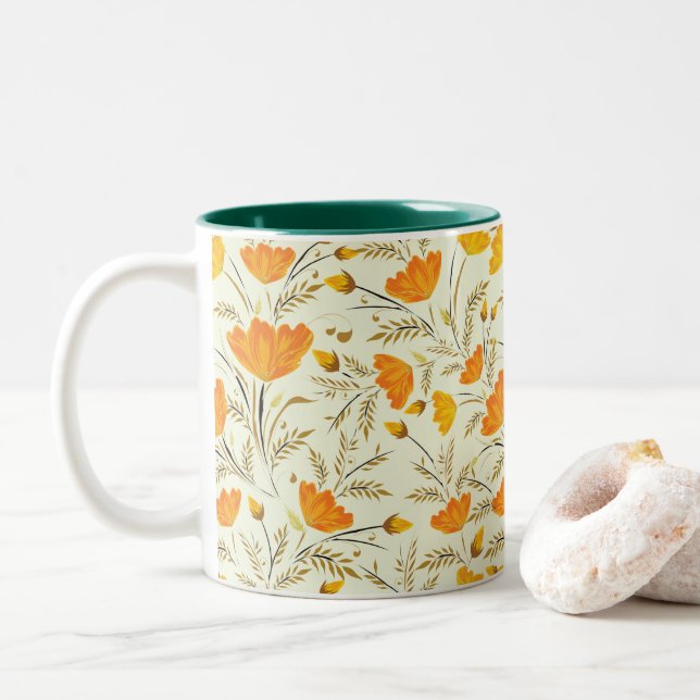 Taza Bicolor increíble (Con donut)