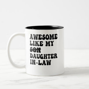 Taza Bicolor Increíble como mi hija de familia