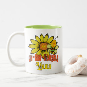 Taza Bicolor Increíble Mama Sunflower