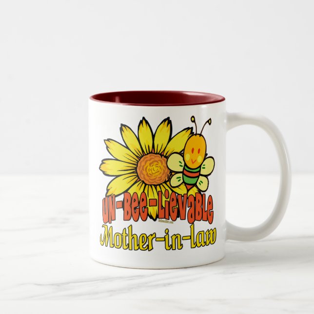 Taza Bicolor Increíble suegra girasoles (Derecha)