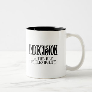 Taza Bicolor Indecisión