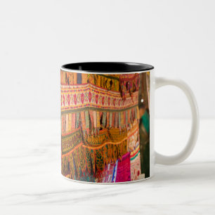 Taza Bicolor INDIA, Goa, Baga: Mercado del Sábado por la Tarde