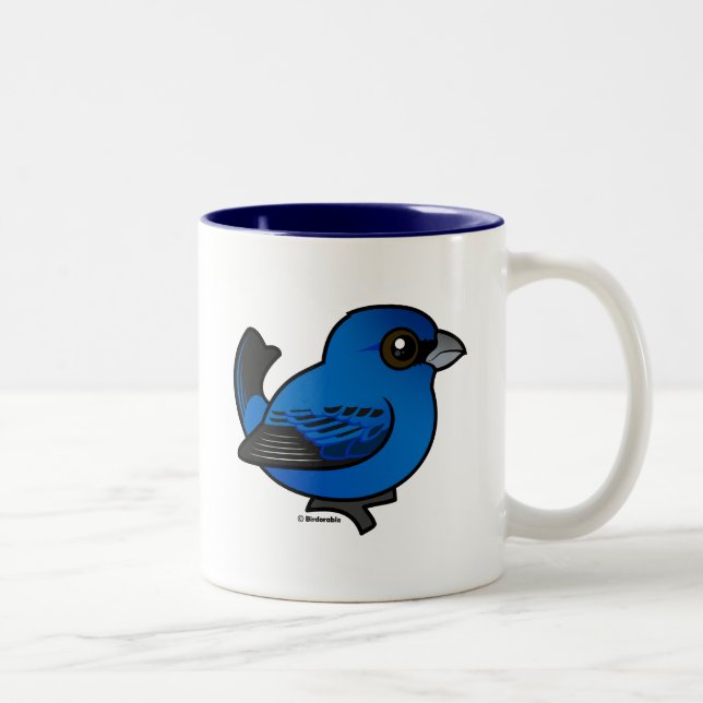 Taza Bicolor Indigo Bunting (Derecha)