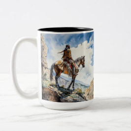Taza Bicolor Indio americano
