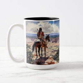 Taza Bicolor Indio americano