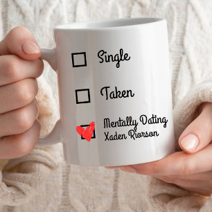 Taza Bicolor Individual. Tomada. Personalizable de citas mental