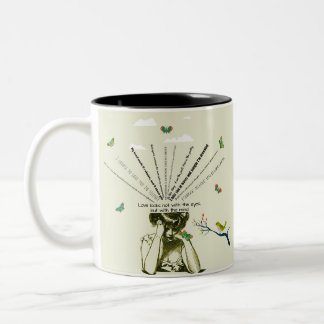 Taza Bicolor Información sobre el amor