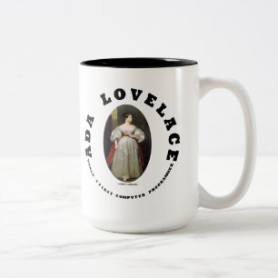 Taza Bicolor Informático del mundo de Ada Lovelace primer