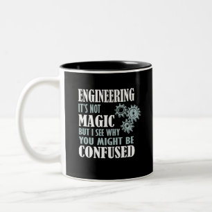Taza Bicolor Ingeniería Mágica Veo Por Qué Podrías Estar Confun