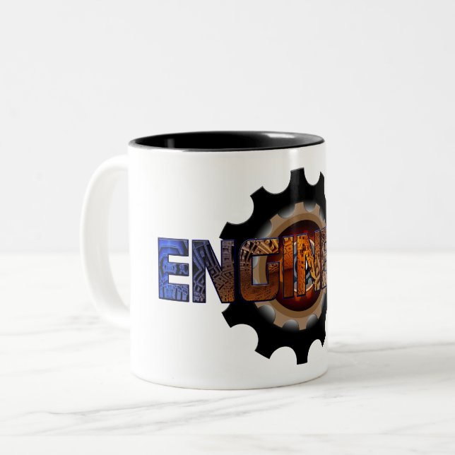Taza Bicolor Ingeniero (Anverso izquierdo)