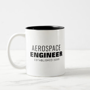 Taza Bicolor Ingeniero aeroespacial Mug