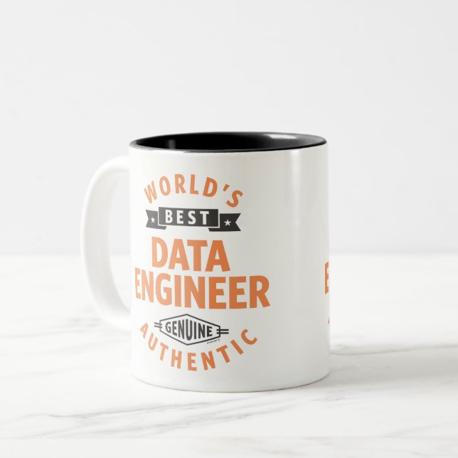 Taza Bicolor Ingeniero de datos (Anverso izquierdo)