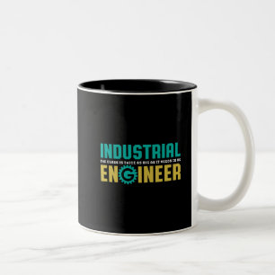 Taza Bicolor Ingeniero Geek Funny Estudiante de Ingeniería Indu