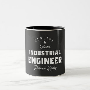 Taza Bicolor Ingeniero industrial, genial, ingeniero, ingenierí