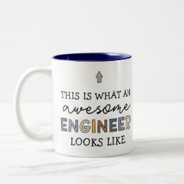Taza Bicolor Ingeniero ingeniero gracioso | Ingeniería