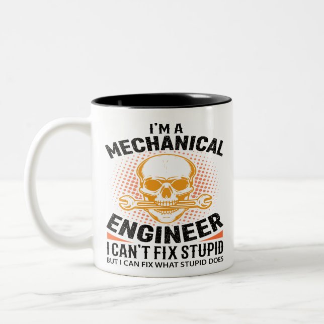 Taza Bicolor Ingeniero Mecánico De Im (Izquierda)