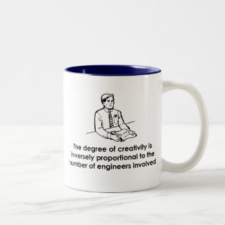 Taza Bicolor Ingenieros y creatividad