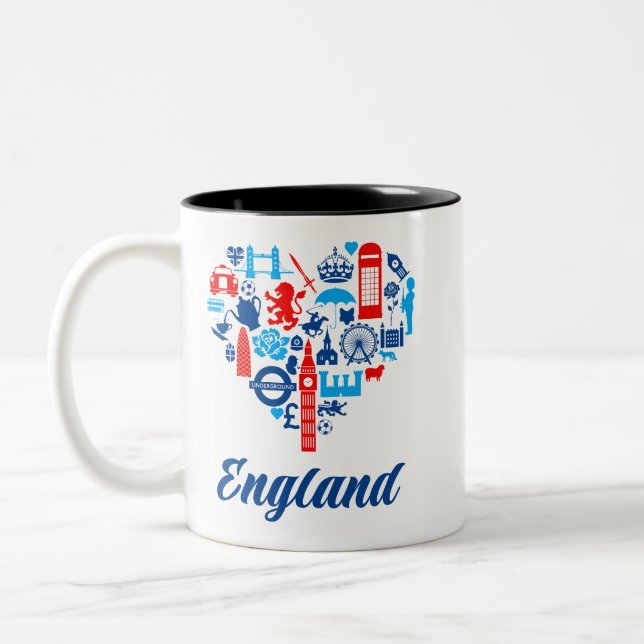 Taza Bicolor inglaterra (Izquierda)