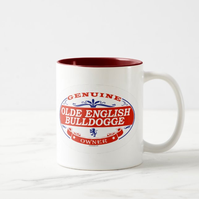 Taza Bicolor Inglés Bulldogge de Olde (Derecha)
