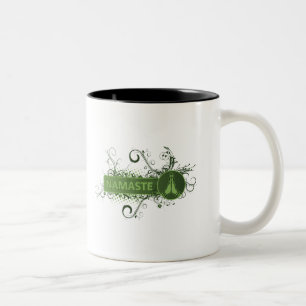 Taza Bicolor Inglés verde de Namaste