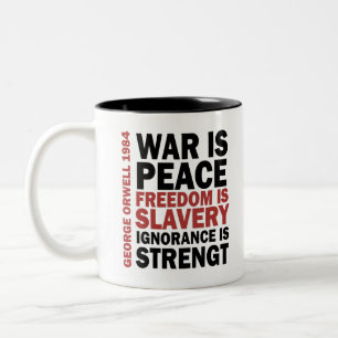 Taza Bicolor Ingsoc - George Orwell