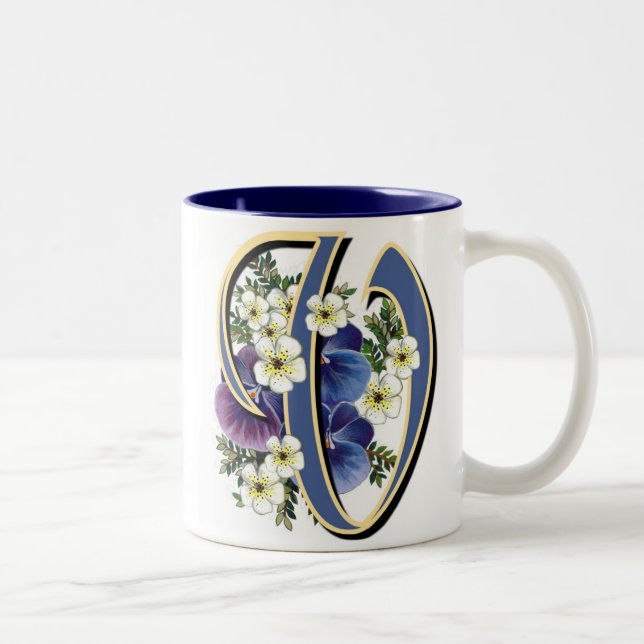 Taza Bicolor Inicial del pensamiento - V (Derecha)
