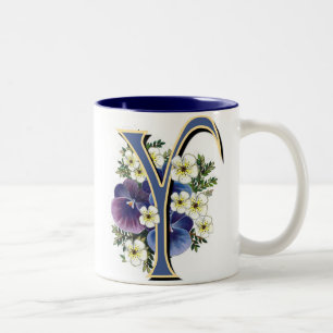 Taza Bicolor Inicial del pensamiento - Y