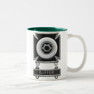Taza Bicolor Insignia de controlador de búfer