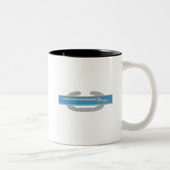 Taza Bicolor Insignia de infantería de combate (Derecha)