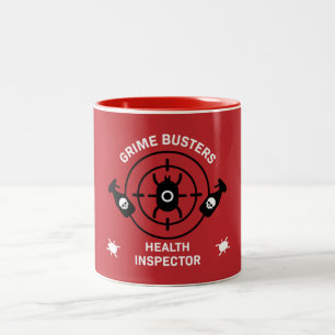 Taza Bicolor Inspector de salud