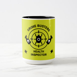 Taza Bicolor Inspector de salud