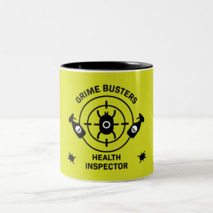 Taza Bicolor Inspector de Salud Pública - Consejo de Salud Ambi