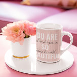 Taza Bicolor Inspiración, Eres Tan Hermosa Cita Positiva<br><div class="desc">Inspiración,  Eres Tan Hermosa Cita Positiva</div>