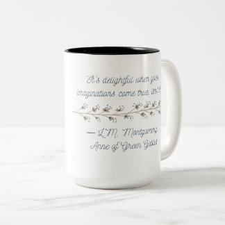 Taza Bicolor Inspirado en Anne de Green Gables