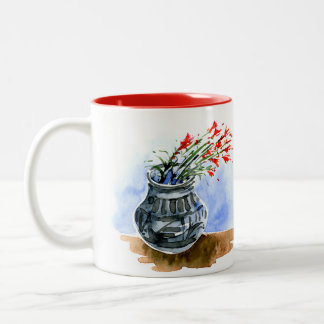 Taza Bicolor Inspiradora abrazadera de sueños del sudoeste