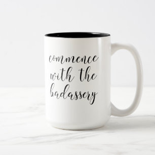 Taza Bicolor Inspirando a la tipografía para empezar tu día