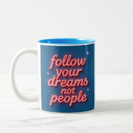 Taza Bicolor Inspirational Mug