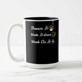 Taza Bicolor Inspirational Text