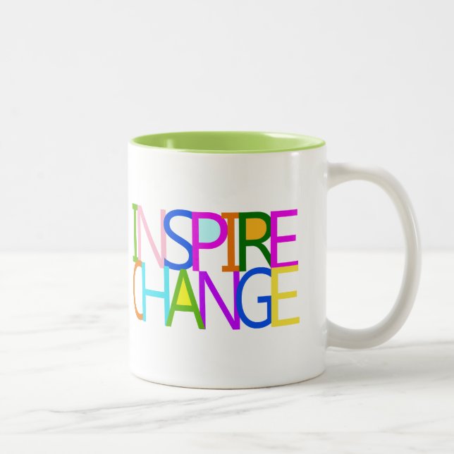 TAZA BICOLOR INSPIRE EL CAMBIO (Derecha)