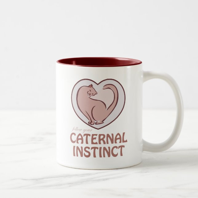 Taza Bicolor Instinto caternal (Derecha)