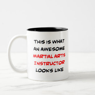 Taza Bicolor instructor de artes marciales, impresionante